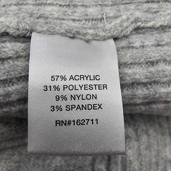 Love Ellie Womans size M Long Sleeve Open Front Gray Cardigan Sweater Pocket NEW - Picture 7 of 8